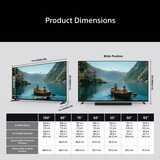 Sony Bravia 3 II K-65XR32M2 65" 4K Ultra HD Led-tv Zwart, 4x HDMI, Audio, LAN, Wi-Fi 6, 120 Hz