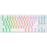 Trust GXT 882 Miami Draadloze 3-in-1 Gaming Set desktopset Wit, US lay-out (QWERTY), Membraan, 80% (TKL)