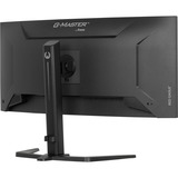 iiyama G-Master Red Eagle GCB3484WQSU-B1 34" Curved UltraWide gaming monitor Zwart, 180 Hz, HDMI, DisplayPort, Audio, AMD Free-Sync