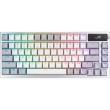 ASUS ROG Azoth RGB mechanisch gaming toetsenbord Wit, US lay-out (QWERTY), ROG NX Snow, 80% (TKL)	, RGB leds, TKL, Hot-swappable, Bluetooth / 2.4GHz / USB 2.0