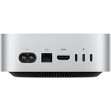 Apple Mac Mini (2024) mini-pc Zilver | M4 10 Core | M4 10-Core GPU  | 16 GB | 512 GB SSD