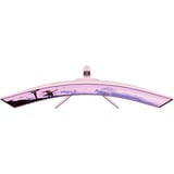 Arozzi Nova Curved 49" v2 UltraWide gaming monitor Roze, 1x DisplayPort, 2x HDMI, 1x USB-C, 2x USB-A, 165 Hz