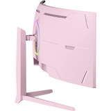 Arozzi Nova Curved 49" v2 UltraWide gaming monitor Roze, 1x DisplayPort, 2x HDMI, 1x USB-C, 2x USB-A, 165 Hz