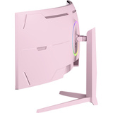 Arozzi Nova Curved 49" v2 UltraWide gaming monitor Roze, 1x DisplayPort, 2x HDMI, 1x USB-C, 2x USB-A, 165 Hz