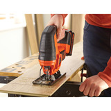 BLACK+DECKER 18V Schroefklopboormachine + 18V Pendeldecoupeerzaag Bundel Zwart/oranje