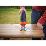 BLACK+DECKER 18V Schroefklopboormachine + 18V Pendeldecoupeerzaag Bundel Zwart/oranje