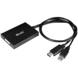 Club 3D Actieve DisplayPort naar Dual-Link DVI-D-adapter Zwart