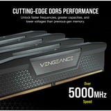 Corsair 32 GB DDR5-6000 (2x 16 GB) Kit werkgeheugen Zwart, CMK32GX5M2E6000C36, Vengeance, XMP