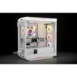 Corsair RM750e 80 Plus Gold White refurbished modulaire 750 watt voeding  Wit, 1x 12V-2x6, 1x PCIe, 1x 12 Pin High Power GPU, 1x PCIe, Kabelmanagement