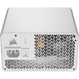 Corsair RM750e 80 Plus Gold White refurbished modulaire 750 watt voeding  Wit, 1x 12V-2x6, 1x PCIe, 1x 12 Pin High Power GPU, 1x PCIe, Kabelmanagement