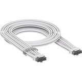 Corsair RM750e 80 Plus Gold White refurbished modulaire 750 watt voeding  Wit, 1x 12V-2x6, 1x PCIe, 1x 12 Pin High Power GPU, 1x PCIe, Kabelmanagement