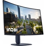 Dell AW3225DM 31.5" curved gaming monitor Zwart, 2x HDMI, DisplayPort, 2x USB-A, USB-B, 180 Hz