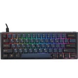 Ducky One 3 Pro Mini RGB mechanisch gaming toetsenbord Zwart, US lay-out (QWERTY), Cherry MX2A Blue, 60%, RGB led, Double-shot PBT, QUACK Mechanics, hot swap