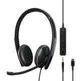 EPOS ADAPT 165 USB-C II on-ear headset Zwart, Stereo, USB-C