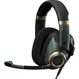 EPOS H6PRO - Gesloten akoestische gaming headset Groen, Pc, PlayStation 4, PlayStation 5, Xbox One, Xbox Series X|S, Nintendo Switch