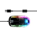 Endgame Gear XM1 RGB Dark Reflex gaming muis Transparant, 50 - 16.000 dpi