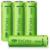 GP Batteries ReCyko AA, Mignon oplaadbare batterij Groen, 4 stuks