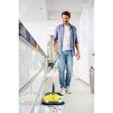 Gloria EasySweep 18V incl. 2,5 Ah accu veegmachine Geel, BOSCH PBA 18V POWER FOR ALL accu inbegrepen