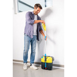 Gloria EasySweep 18V incl. 2,5 Ah accu veegmachine Geel, BOSCH PBA 18V POWER FOR ALL accu inbegrepen