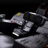 HORI ACE COMBAT 8: WINGS OF THEVE Flight Stick joystick Zwart, PlayStation 4, PlayStation 5, Pc