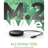ICY BOX IB-1610MCD-C31 DockingStation voor NVMe & SATA M.2 SSD Zwart
