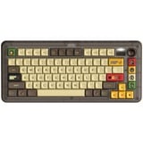Iqunix ZX75 Happy Ape Wireless Mechanical Keyboard Bruin, US lay-out (QWERTY), TTC Holy Panda, 75%, RGB leds, Hot-swappable, Double-shot PBT, 2.4GHz | Bluetooth 5.1 | USB-C
