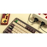 Iqunix ZX75 Happy Ape Wireless Mechanical Keyboard Bruin, US lay-out (QWERTY), TTC Holy Panda, 75%, RGB leds, Hot-swappable, Double-shot PBT, 2.4GHz | Bluetooth 5.1 | USB-C
