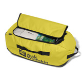 Jack Wolfskin All-in Duffle 65 rugzak Geel/zwart, 65 liter