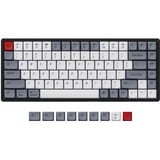 Keychron JM-4 XDA Profile PBT Retro Keycap Set keycaps Donkergrijs/wit