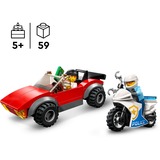 LEGO City - Achtervolging auto op politiemotor Constructiespeelgoed 60392