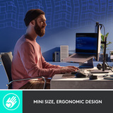 Logitech MX Mechanical Mini toetsenbord Zwart, US-International lay-out (QWERTY), GL Tactile, 80% (TKL), Bluetooth