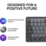 Logitech MX Mechanical Mini toetsenbord Zwart, US-International lay-out (QWERTY), GL Tactile, 80% (TKL), Bluetooth