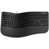 Microsoft Ergonomic keyboard, toetsenbord Zwart, US lay-out