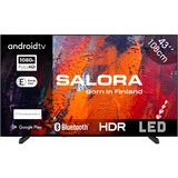 Salora 43FA550 43" LED tv Zwart, HDMI, VGA, USB, Bluetooth, Wi-Fi, Audio, Chromecast, Android TV