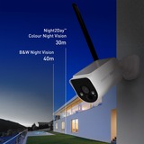 Swann MaxRanger4K Solar 2x Camera Security System Wit/zwart, Geïntegreerd zonnepaneel