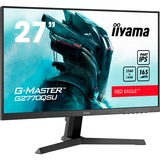 iiyama G-Master Red Eagle G2770QSU-B1 27" gaming monitor Zwart, 165Hz, USB, HDMI, DisplayPort, Audio 
