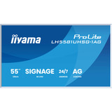 iiyama ProLite LH5581UHSG-1AG 54.6" 4K Ultra HD Public Display Wit, HDMI, USB-C, LAN, WiFi, Audio, Android 14 OS