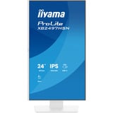 iiyama ProLite XB2497HSN-W1 23.8" monitor Wit, HDMI, DisplayPort, USB-C, Audio, LAN, 100 Hz