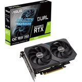 ASUS DUAL GeForce RTX 3060 OC 8GB grafische kaart 1x HDMI, 3x DisplayPort