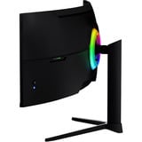 Arozzi Nova Curved 49" UltraWide gaming monitor Zwart, 165 Hz, 1x DisplayPort, 2x HDMI, 1x USB-C, Audio, Adaptive Sync