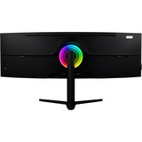 Arozzi Nova Curved 49" UltraWide gaming monitor Zwart, 165 Hz, 1x DisplayPort, 2x HDMI, 1x USB-C, Audio, Adaptive Sync