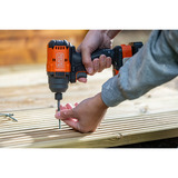 BLACK+DECKER 18V Brushless accuslagschroevendraaier Zwart/oranje, Accu en oplader niet inbegrepen