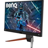 BenQ MOBIUZ EX2710Q 27" gaming monitor Zwart/zilver, 165 Hz, HDMI, DisplayPort, USB, Audio, AMD FreeSync