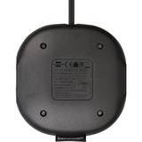 Brennenstuhl Estilo laadstation met textieloppervlak stekkerdoos met usb Antraciet/zwart, 1x stekker, 2x USB-A, 3 meter kabel, 1x Eurostekker, 2x USB-lader