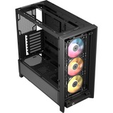 Corsair FRAME 4000D RS ARGB midi tower behuizing Zwart | 2x USB-A | 1x USB-C | RGB | Tempered Glass