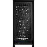 Corsair FRAME 5000D RS midi tower behuizing Zwart | 4x USB-A | 1x USB-C | RGB | Tempered Glass