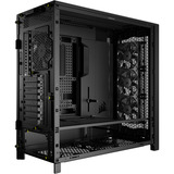Corsair FRAME 5000D RS midi tower behuizing Zwart | 4x USB-A | 1x USB-C | RGB | Tempered Glass