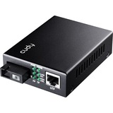 Cudy MC100GSB-20A Gigabit Ethernet Media Converter WDM BiDi access point Zwart, tot 20 km