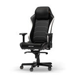 DXRacer MASTER XL Black & White EPU Leathe gamestoel Zwart/wit