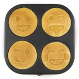 Domo Pannenkoekenplaat 'Emoji party' DO8718P pannenkoekmaker Zwart